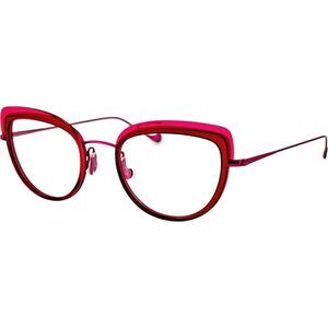 Caroline Abram Wydad Womens Eyeglass Frame 741 Dark Fuchsia